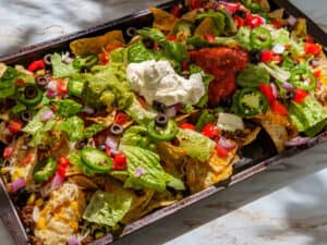 Heart-healthy nachos